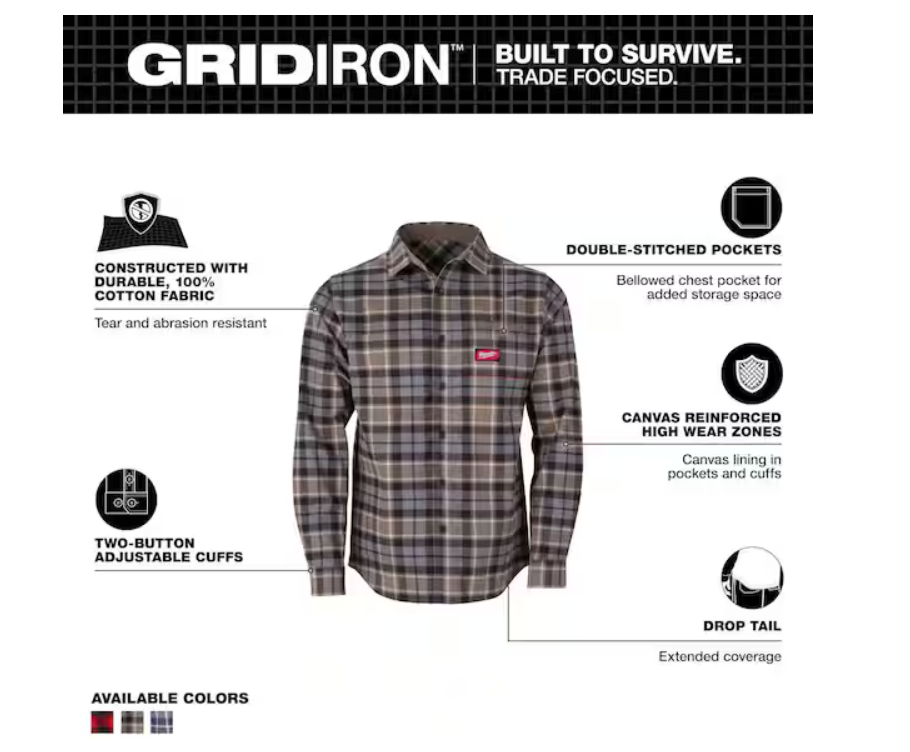 Milwaukee GRIDIRON Flannel Shirt